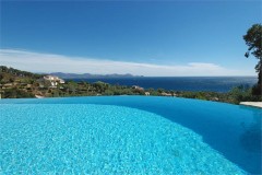 Ligurienne pool and view 1